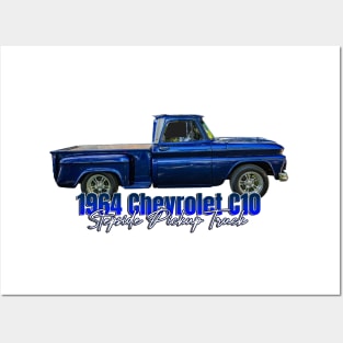 1964 Chevrolet C10 Stepside Pickup Truck Posters and Art